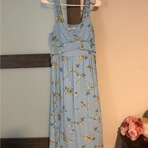 Maurices Sky Blue Floral Top